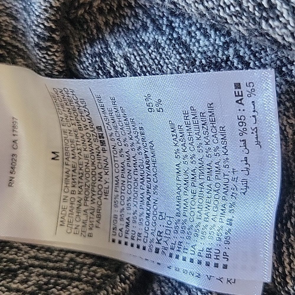 Banana Republic Sweater, Gray, Medium, EUC - Picture 8 of 8
